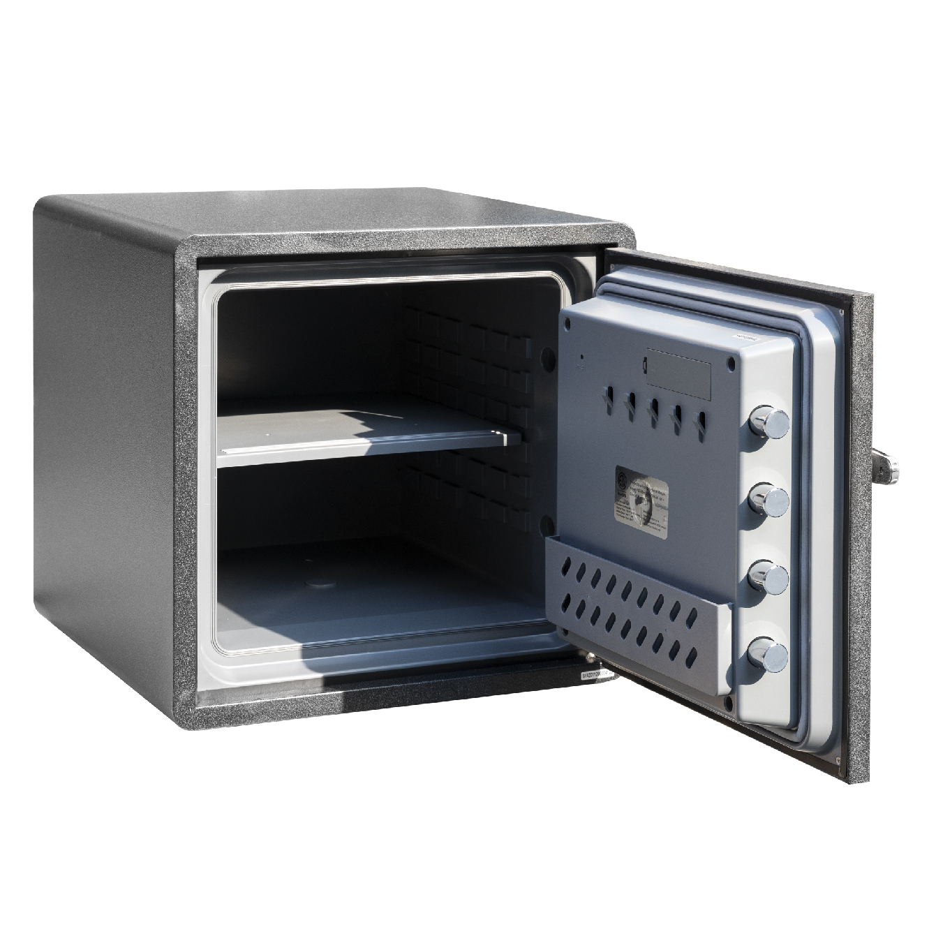 Lock Well Fire Safe, Digital Lock, 1 Removable Shelf, 1 Drawer, Black Color, SWF2420E